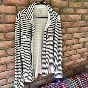 J. Crew Knit Goods, S, button up knock jacket, 100% cotton